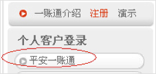 个人客户登录