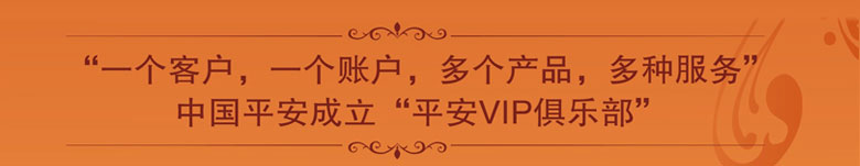 "һ���ͻ�,һ���˻�,�����Ʒ,���ַ���",�й�ƽ������"ƽ��VIP���ֲ�"